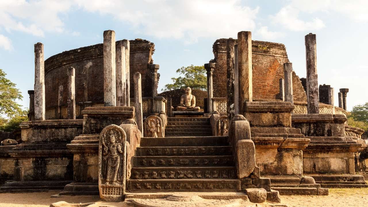 Ancient ruins at Polonnaruwa