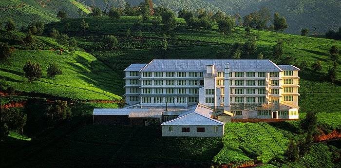 A hotel in tea country